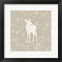 Floral Deer Fine Art Print