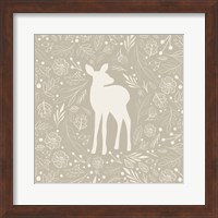Floral Deer Fine Art Print