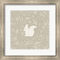 Floral Squirrel Fine Art Print