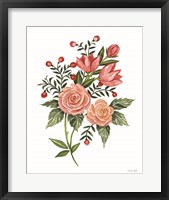 Botanical Roses Framed Print