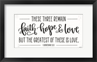 Faith, Hope & Love Fine Art Print
