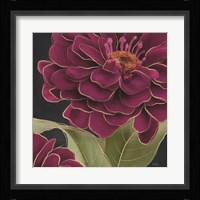 Burgundy Floral 1 Fine Art Print