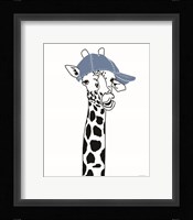 Team Roster Giraffe Framed Print