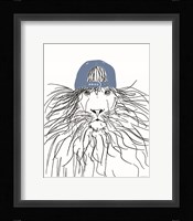 Team Roster Lion Framed Print