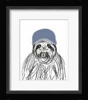 Team Roster Sloth Framed Print