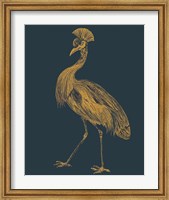 Gilded Crane Fine Art Print