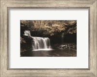 Golden Waterfall I Fine Art Print