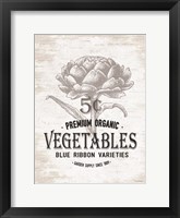 Vegetables Framed Print