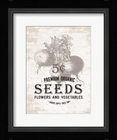 Seeds Framed Print