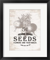 Seeds Framed Print