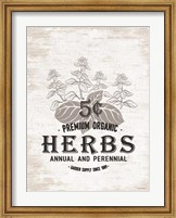 Herbs Fine Art Print