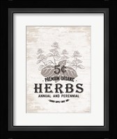 Herbs Framed Print