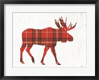 Plaid Moose Fine Art Print
