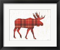 Plaid Moose Fine Art Print