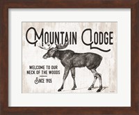Mountain Lodge Fine Art Print