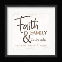 Three Favorite 'F' words Fine Art Print