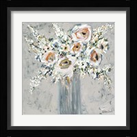 Blooms in Blue Vase Fine Art Print