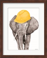 Construction Elephant Fine Art Print