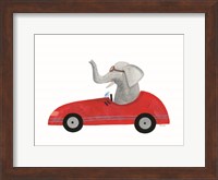 Elephant in a Car Fine Art Print