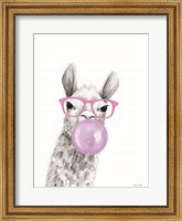 Bubble Gum Alpaca Fine Art Print