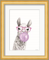 Bubble Gum Alpaca Fine Art Print