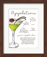 Appletini Recipe Fine Art Print
