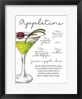 Appletini Recipe Fine Art Print