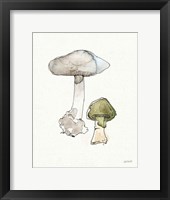 Fresh Farmhouse Mushrooms III Framed Print