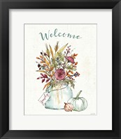 Festive Foliage III Welcome Fine Art Print