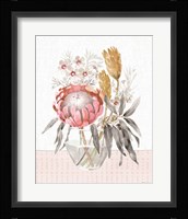 Petal Passion V Soft Boho Framed Print