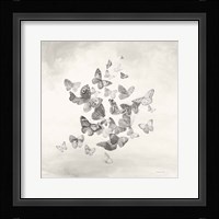 Beautiful Butterflies BW Framed Print