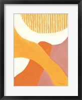 Retro Abstract VI Bright Framed Print