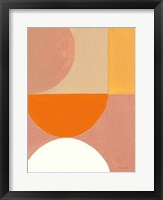 Retro Abstract V Bright Framed Print
