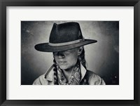 Home on the Range Cowgirl I Framed Print