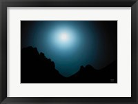 Blue Moon Desert Framed Print