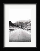 Road to Old West BW Fine Art Print