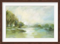 Lakeside Fog Sage Fine Art Print