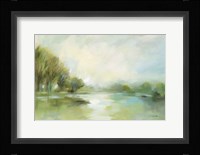 Lakeside Fog Sage Fine Art Print