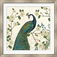 Peacock Arbor I Ivory v2 Fine Art Print