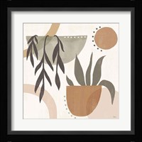 Botanical Form IV Neutral Framed Print
