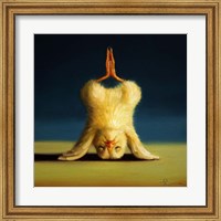 Yoga Chick Lotus Headstand Fine Art Print