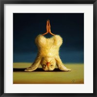 Yoga Chick Lotus Headstand Fine Art Print