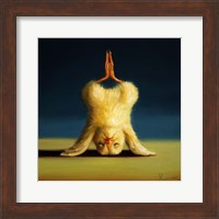 Yoga Chick Lotus Headstand Fine Art Print