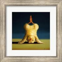 Yoga Chick Lotus Headstand Fine Art Print