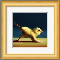 Yoga Chick Mule Kick Fine Art Print