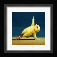 Yoga Chick Side Plank Fine Art Print