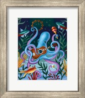 The Virtuoso In Blue Fine Art Print