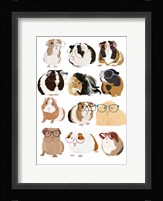 Guinea Pigs In Glasses Fine Art Print