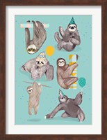 Party With Sloths Fine Art Print