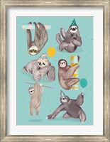 Party With Sloths Fine Art Print